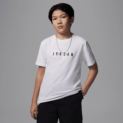 Jordan Big Kids' Embroidered Logo T-Shirt. Nike.com